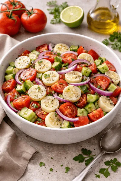 Fresh Hearts of Palm Salad